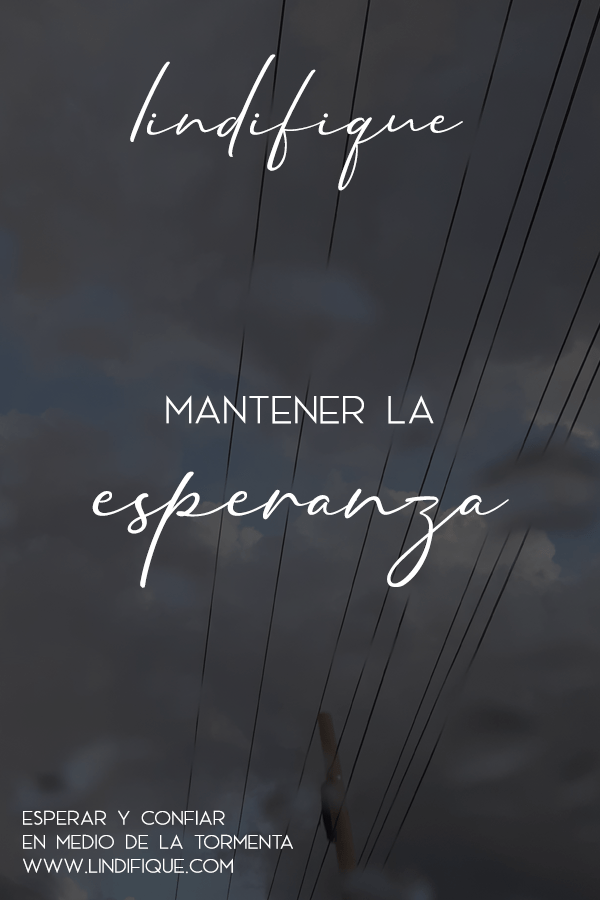 ¿Cómo mantener la esperanza en los momentos difíciles? ¿Cómo Dios nos ayuda cuando ya no hay solución? 
