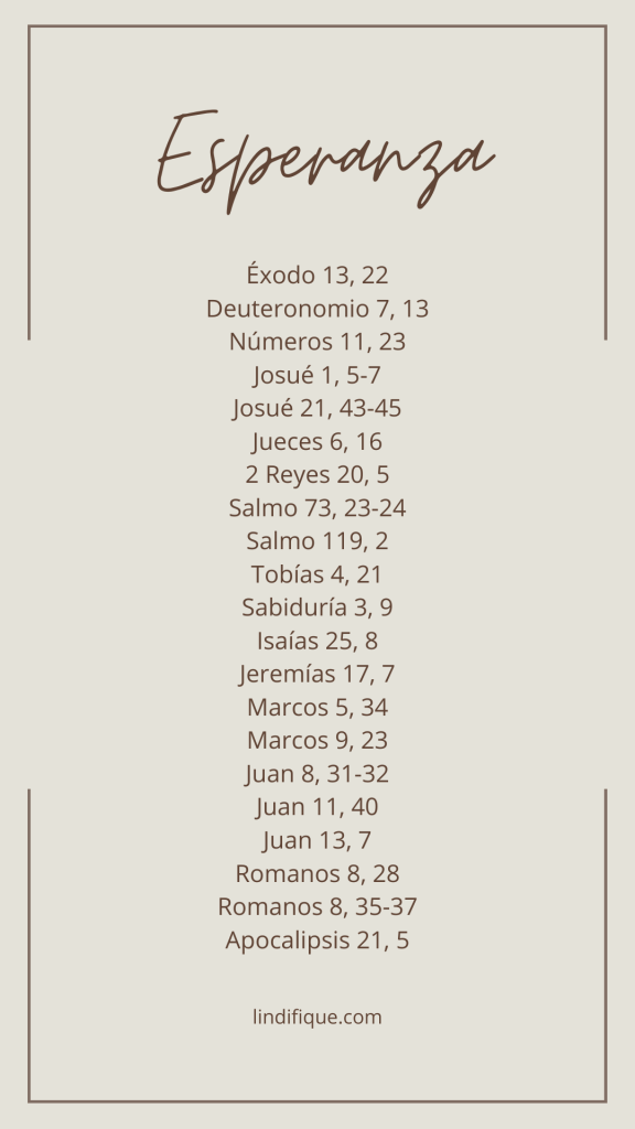 Versículos para tener esperanza. En la Biblia encontramos la Palabra de Dios, sus promesas son de amor para nosotros sus hijos.
